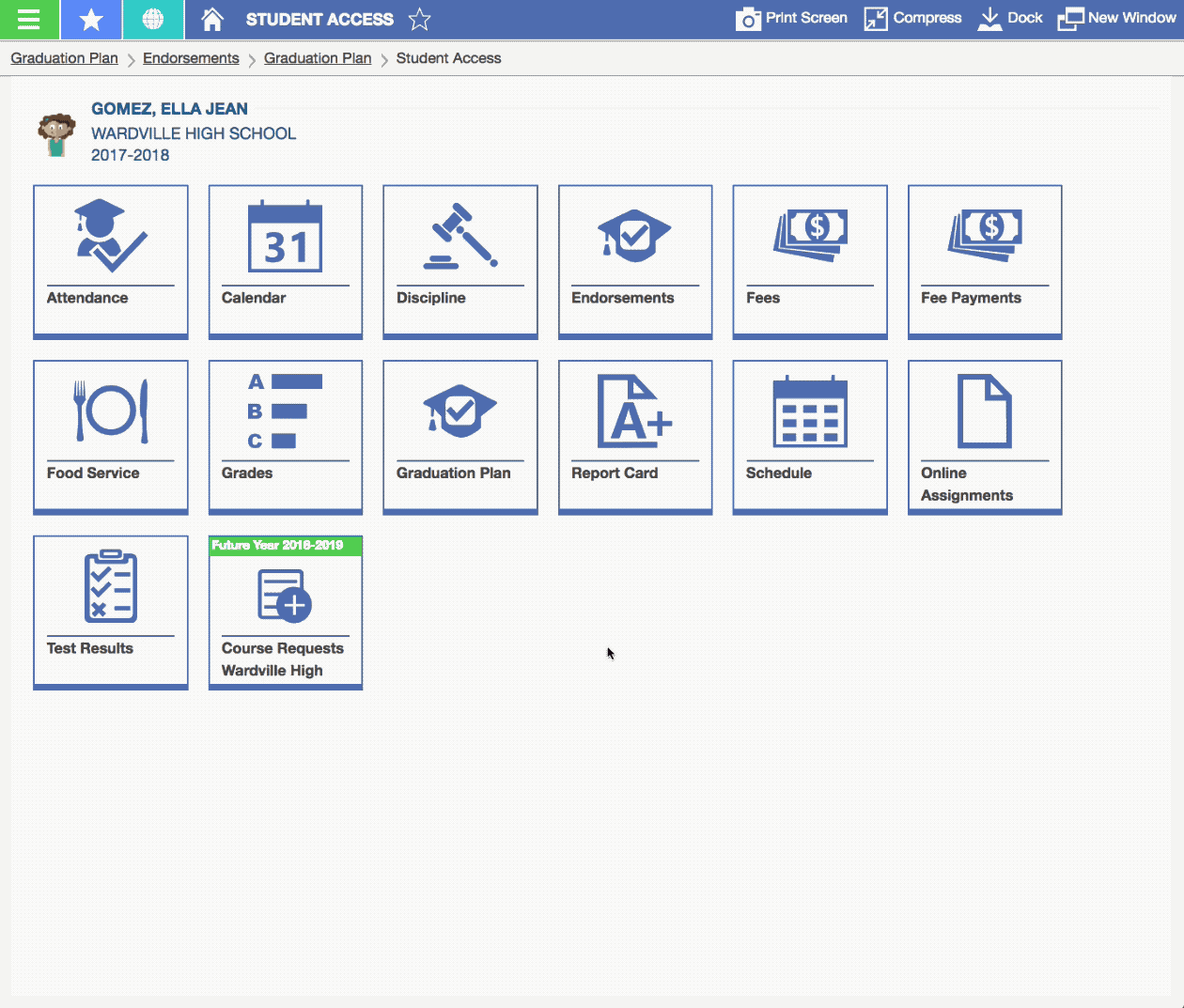 College & Career Readiness screen shot