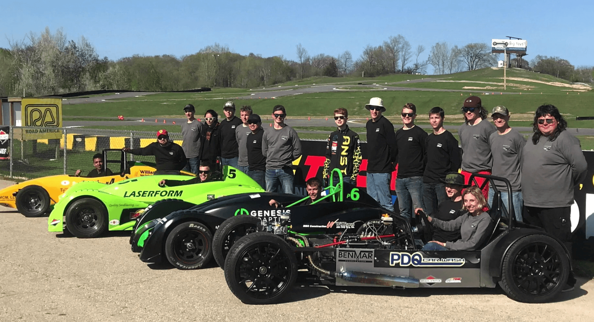 On the Road with Lauren: Race Cars Meet High School