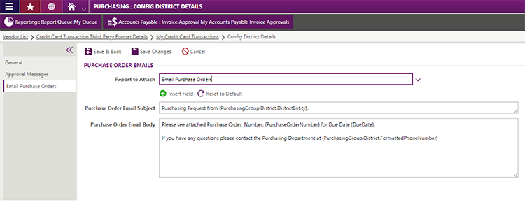 purchase order