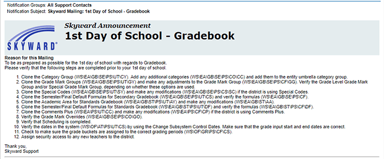 gradebook one