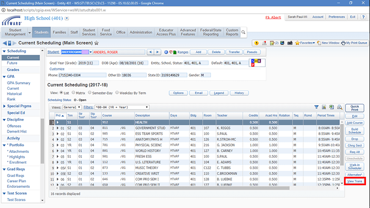 gradebook three