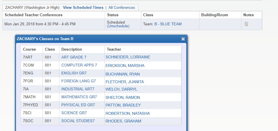 conference scheduled