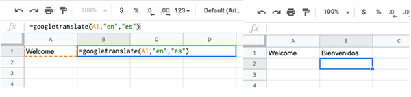 google sheets2