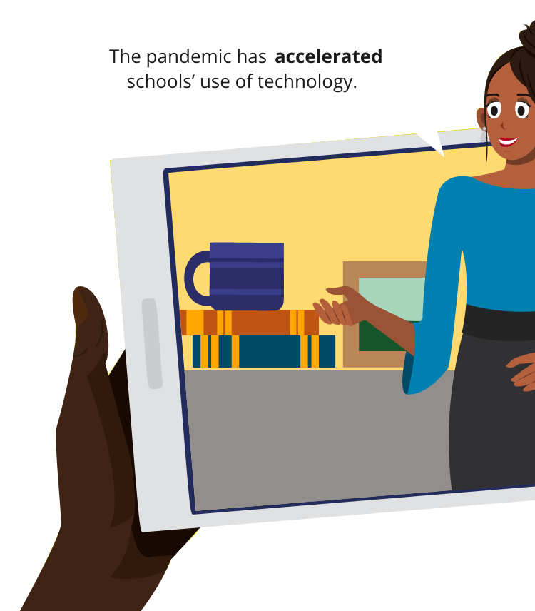 The pandemic has accelerated schools use of technology