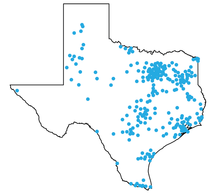 Texas map