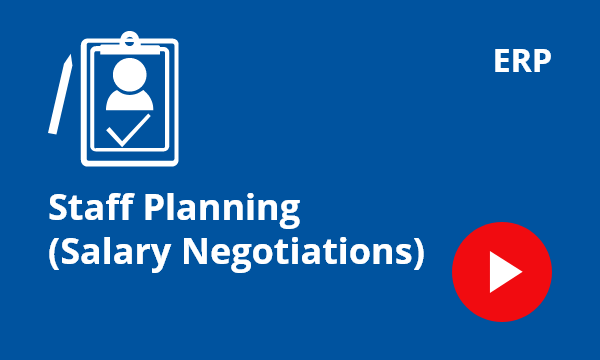 Staff Planning (Salary Negotiations)
